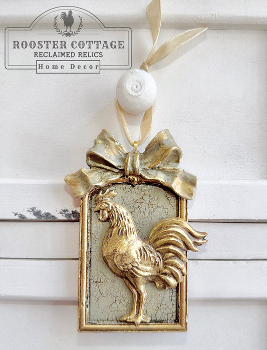 Rooster Cottage Mascot Ornament
