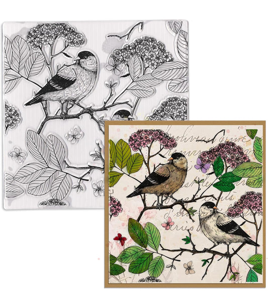 Spring Birds Clear Stamp