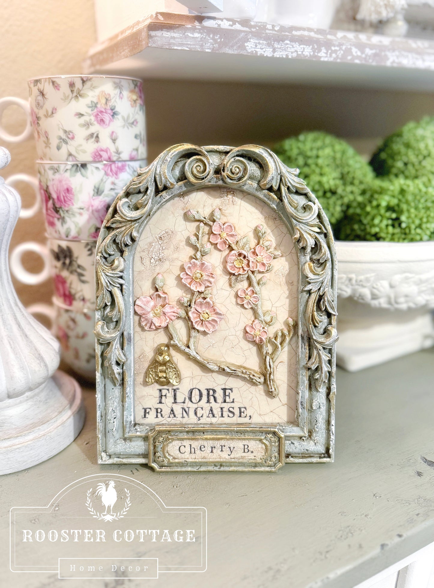 Framed Cherry Blossom Specimen