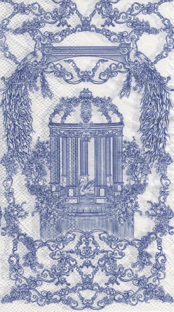 Blue & White Decoupage Napkins – Curated Collection of 8 Designs