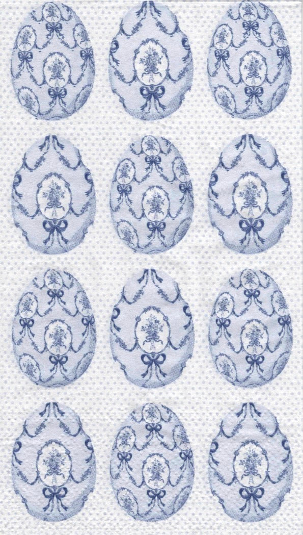 Blue & White Decoupage Napkins – Curated Collection of 8 Designs